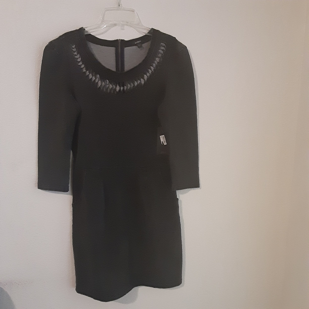 Guess 3/4 sleeve acid wash dress size S